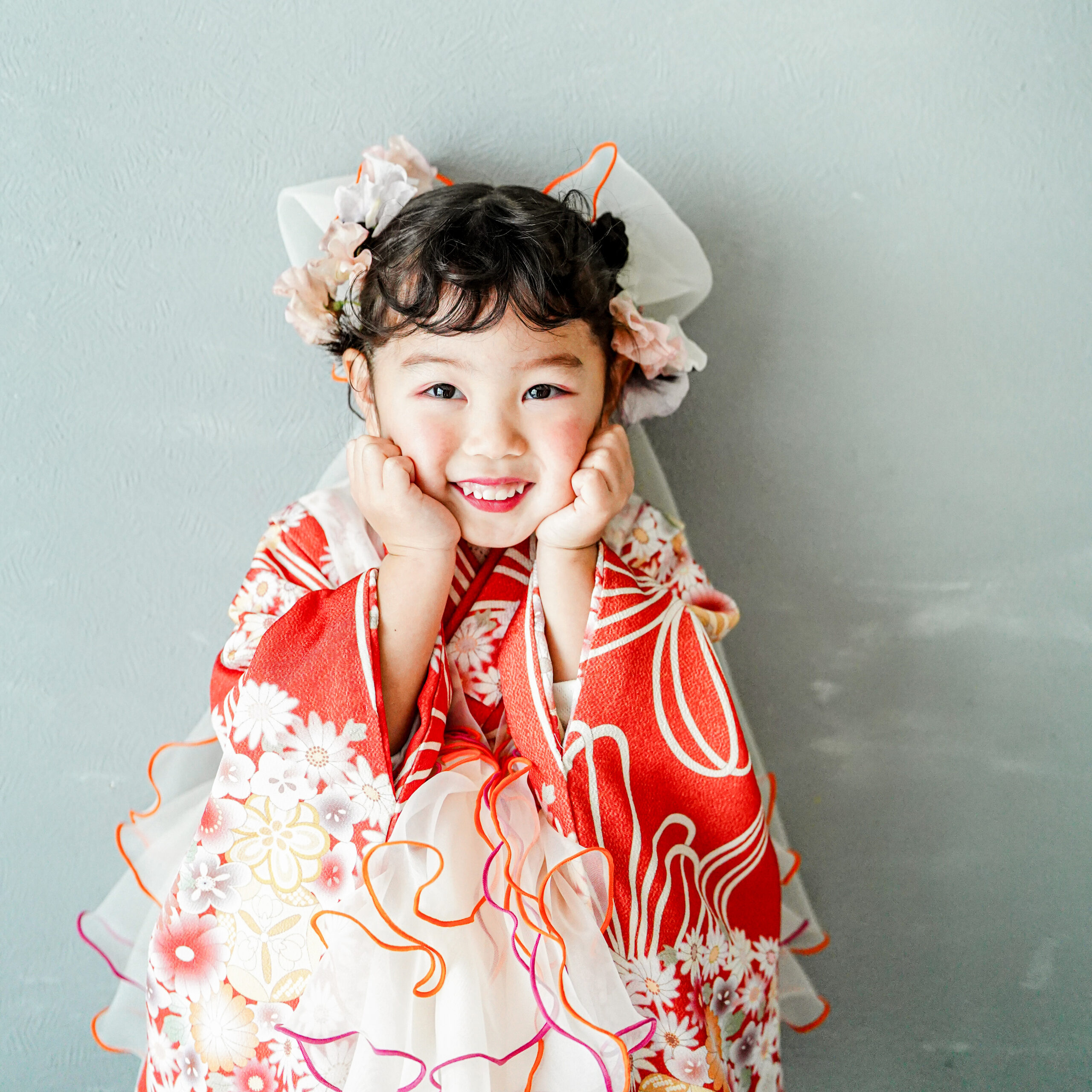 🌼【七五三の髪型】福岡のママさん必見!スタジオで叶えるヘアスタイル